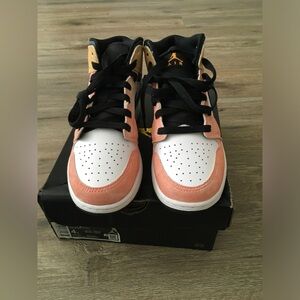 Air Jordan Pink and White Sneakers